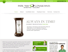 Tablet Screenshot of patronusconsultants.com